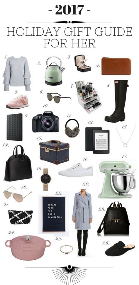The Ultimate Holiday Gift Guide For Her Holiday Gift Guide Christmas