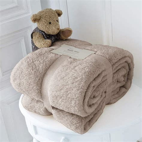 Viceroy Bedding Teddy Bear Cuddle Fleece Super Soft Warm And Cozy Sofa