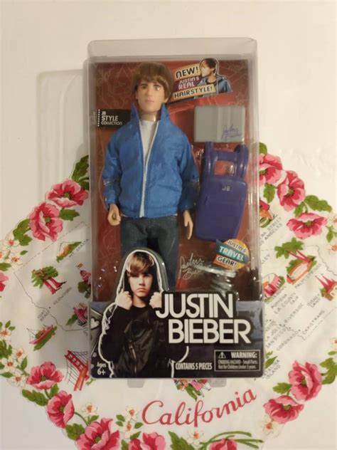 justin bieber doll with rooted hair new in box 2011 etsy uk