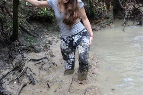 pin by miklish on wet and muddy fun mudding girls thigh high boots heels leggings are not pants