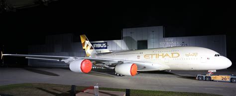 Etihad Airways Unveils Airbus A380 Livery
