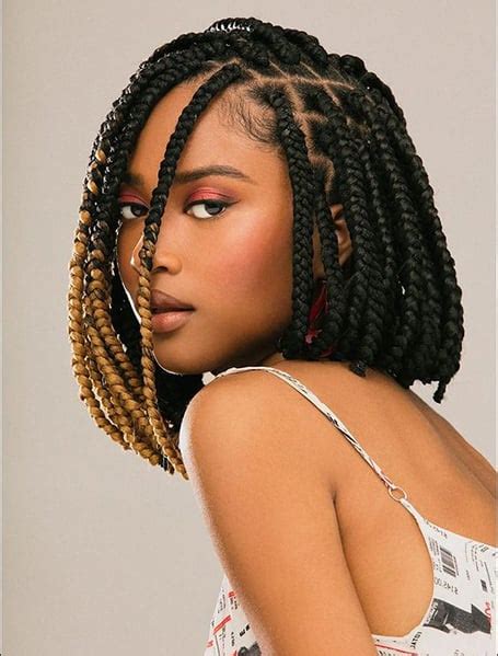 Boho Knotless Braids Small Boho Knotless Bun And Side Braid Look Are Just A Few