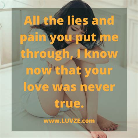 If you lie… then love makes you die so don't be fake and don't be a liar… 20 Best False Love Quotes - Home, Family, Style and Art Ideas