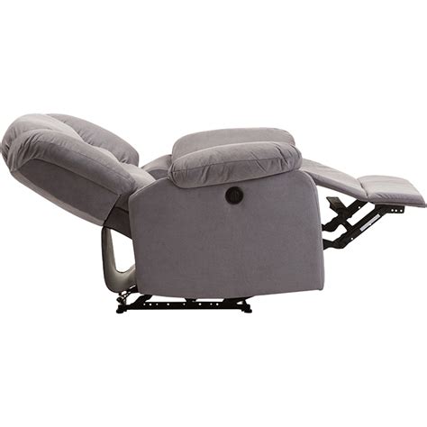 Lynette Fabric Power Recliner Chair Gray Dcg Stores