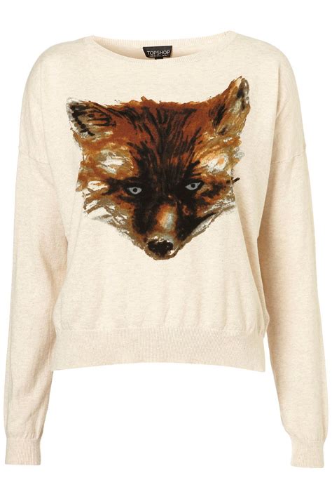 Still Cant Resist A Fox Animal Sweater Fox Sweater Fashion