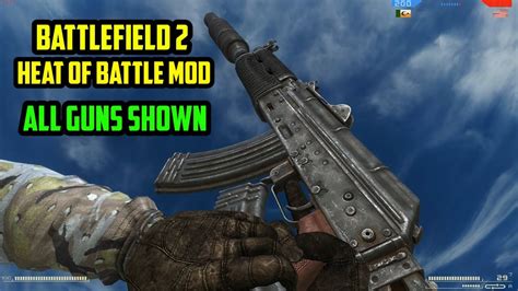 Mod Battlefield 2 Heat Of Battle All Guns Shown Youtube