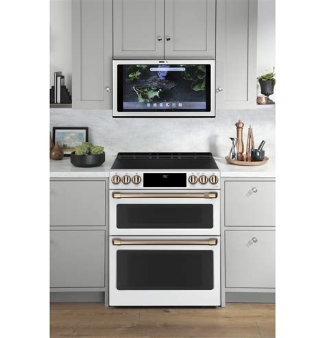 GE Kitchen Hub Range Hood - 30 Inch White | RC Willey | Gas range