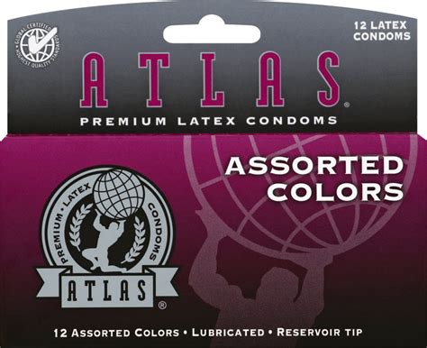 atlas® assorted color condoms global protection corporation