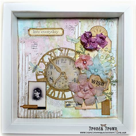 Country View Crafts Projects Altered Shadow Box