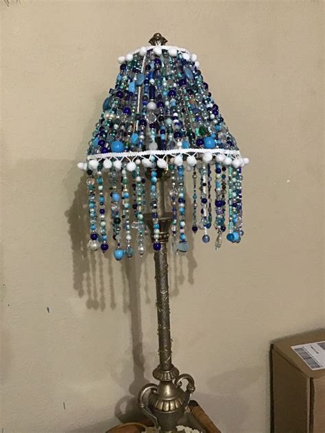 Glass Beaded Lamp Shade Ideas Beaded Lampshade Beaded Lamps Lamp