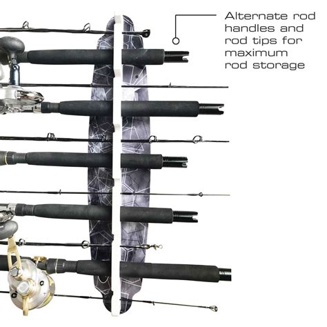 Rush Creek Creations Reel Salty All Weather 2 In 1 11 Rod Wall Storage