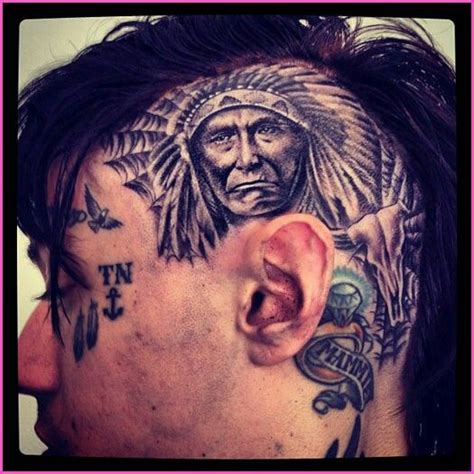 indian on head tattoo native american tattoo native american tattoo designs native american