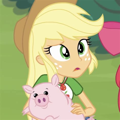 My Little Pony Cartoon Applejack The Thing Is Equestria Girls