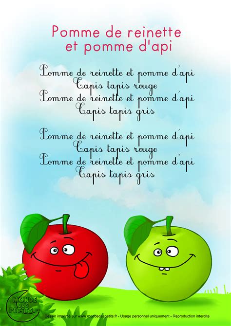 Pomme De Reinette Et Pomme D'api Geste - Communauté MCMS