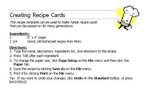 Free word recipe templates to download. recipe card template | Cards & Scrapbooks | Pinterest