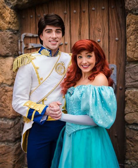 Ariel And Eric ~ Disneyland Face Characters Disney World Characters