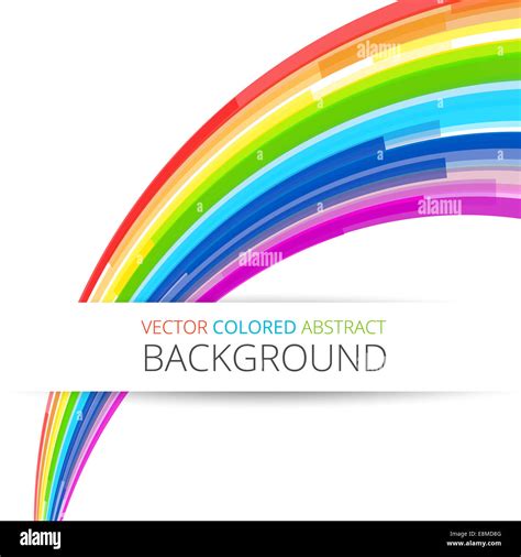 Art Rainbow Abstract Vector Background Stock Photo Alamy