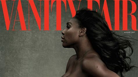 Serena Williams Poses Nude On Vanity Fair Cover Reveals Growing Baby