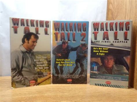 Walking Tall Vhs Full Trilogy By Rhino Video Part Ebay