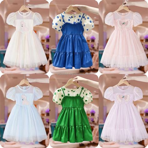 2023new Fashion Girl Dress Short Sleeved Ball Dress Fancy Beautiful