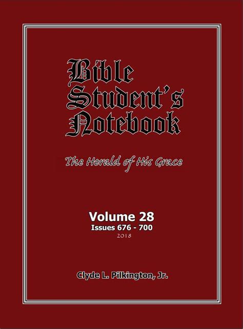 Bible Students Notebook