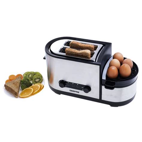 Buy Geepas 1250w Multi Function Toaster With Egg Boiler And Poacher 2