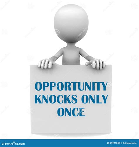 Opportunity Knocks Door Opening Word Stock Photo | CartoonDealer.com