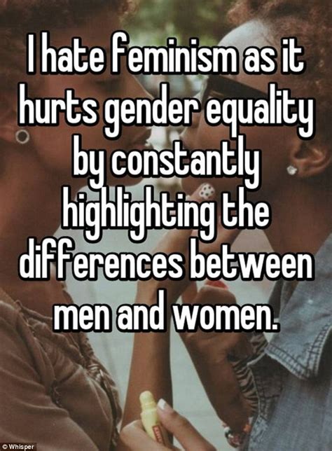 Women Share Opinions On Why Theyre Not Feminists On Whisper App