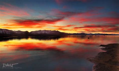 South Lake Tahoe Winter Sunset By David94903
