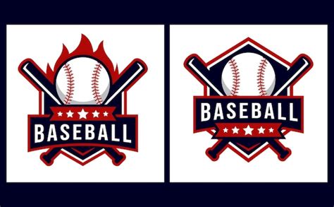 Premium Vector Baseball Logo Template With Emblem Style