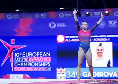 Gadirova Takes All Around Title At European Artistic Gymnastics Championships