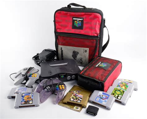 Nintendo 64 In Carry Case With Lot 1222288 Allbids