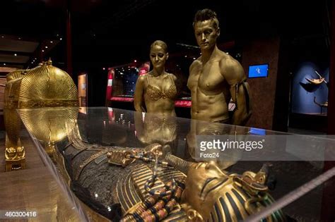 A Replica Of The Art Effect From The Tutankhamun Tomb At The News