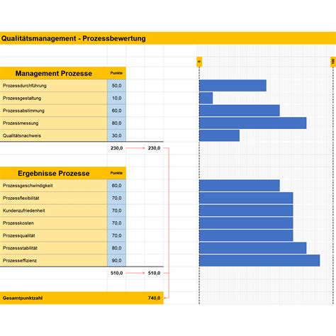 Prozessbewertung Excel Vorlage