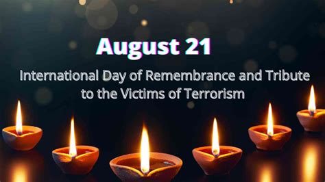 International Day Of Remembrance And Tribute To The Victims Of