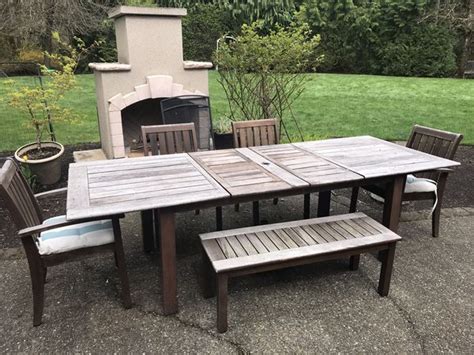 Get the lowest price on your favorite brands at poshmark. Pottery Barn Chatham Outdoor Patio Dining Set for Sale in ...