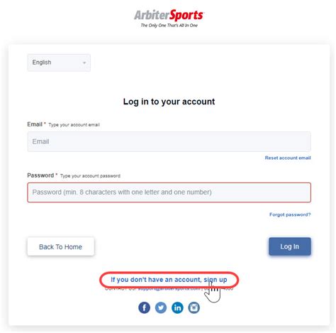 Student Registration How Do I Create An Account Arbitersports