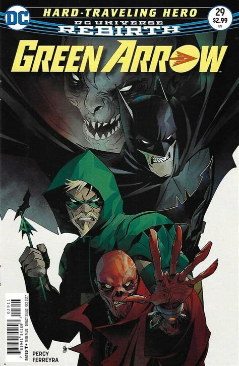 Green Arrow Comic 29 Cover A Otto Schmidt First Print 2017 Ben Percy