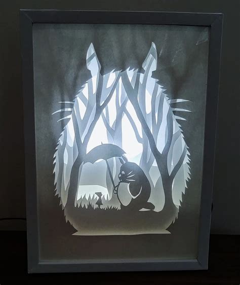 Papercraft Lightbox КРЫМ On Instagram “Ночник Тоторо Тоторо — не