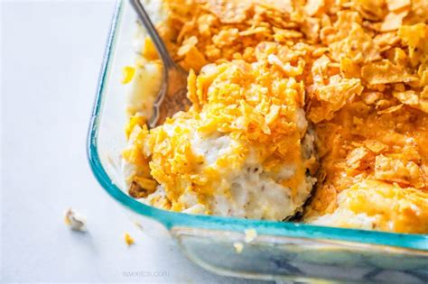 Add the onion and cook, stirring occasionally, until slightly softened transfer the mixture to the prepared baking dish. Cheesy Ranch Chip Potato Casserole | Ranch chips, Cooking recipes, Potato casserole