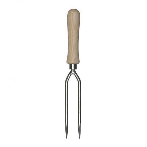 Two Tine Weeding Fork By Sneeboer Available From Le Petit Jardin