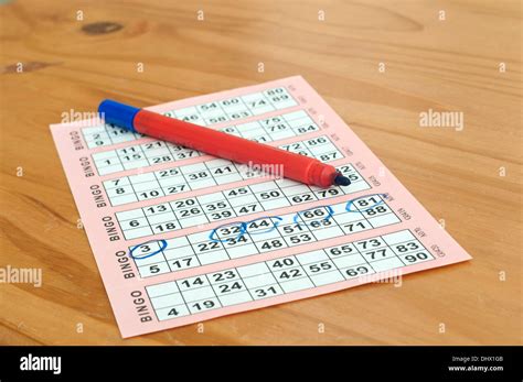 Carte De Bingo Banque De Photographies Et Dimages à Haute Résolution Alamy