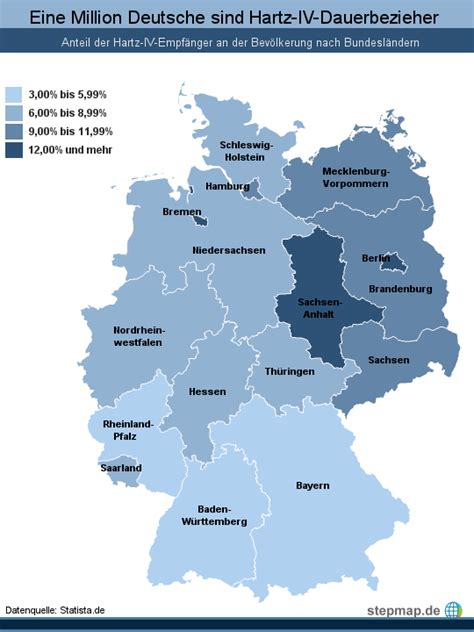 Landkarte landkreise harz wernigerode harz landkarte oberharz kat. StepMap - Eine Million Deutsche sind Hartz-IV ...