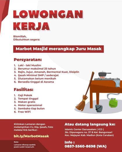 Lowongan kerja terbaru, lowongan cpns, bumn, loker, info kerja. Info Loker Marbot 2021 : Lowongan Kerja Januari 2021 Di Jakarta 39 Posisi Untuk Pengelola ...