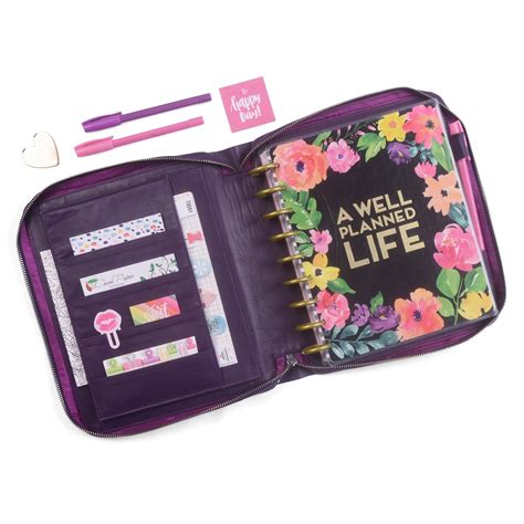 •grace• Cover With Zipper Closure In Purple Fits The Happy Planner