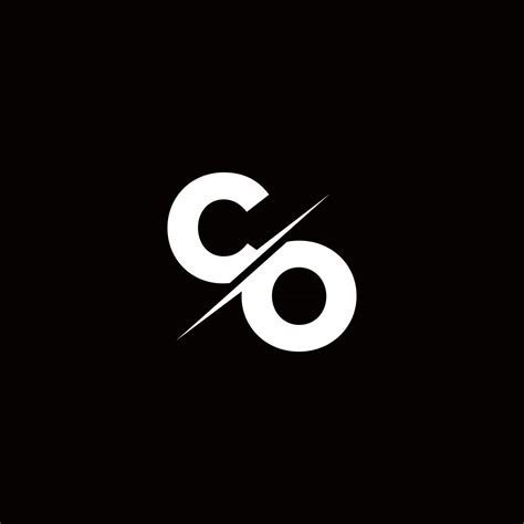 Co Logo Letter Monogram Slash With Modern Logo Designs Template 2839977