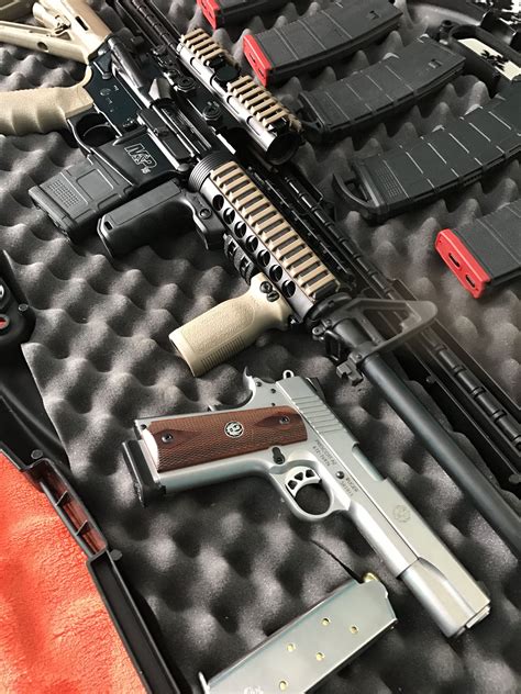 My 2 best friends !!!!! MP II & SR1911 Home Defense, Self Defense