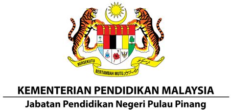 Makluman logo baru jabatan pendidikan negeri pahang. Logo Jabatan Pendidikan Negeri JPN Pulau Pinang 2020 ...