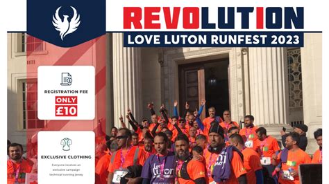 Revolution Love Luton Runfest 2023 Ymo Gambia Water Aid Project