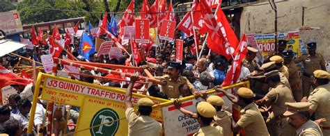 Biggest General Strike In Indias History Peoples Voice